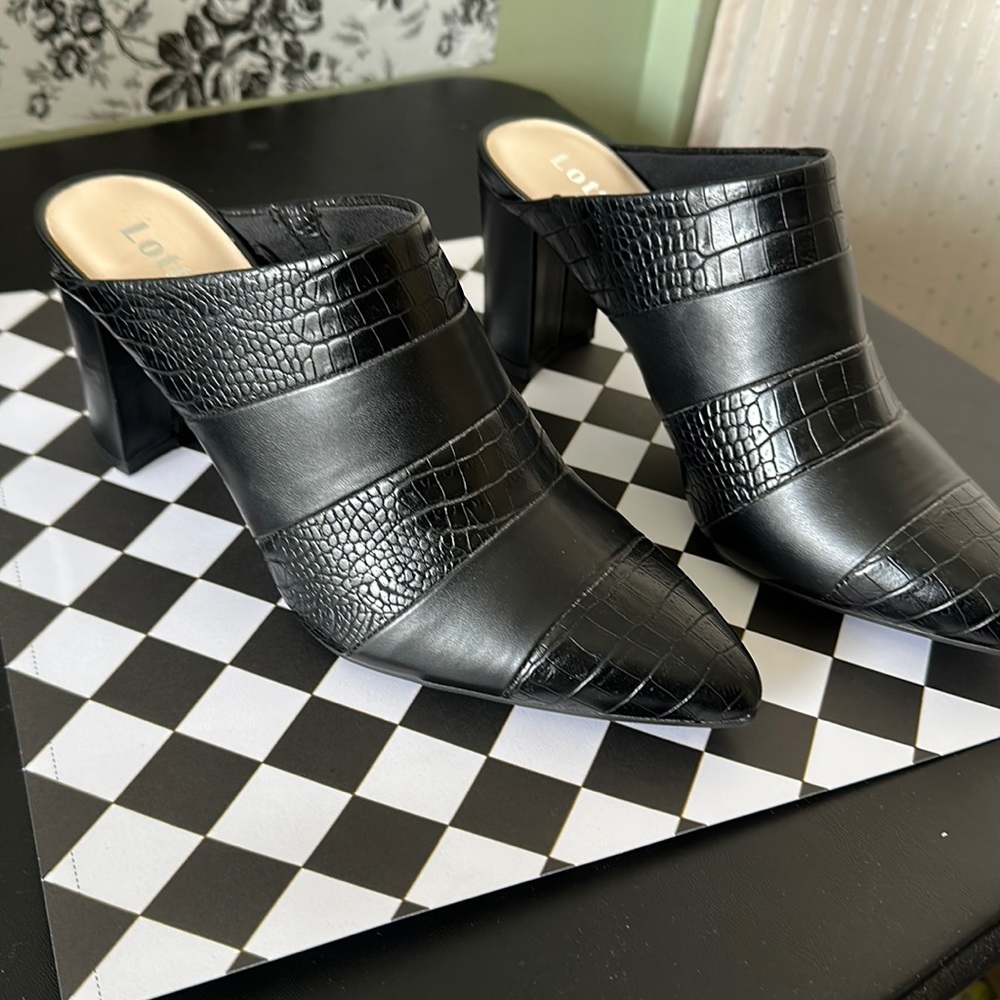 Slide on heels size 7.5